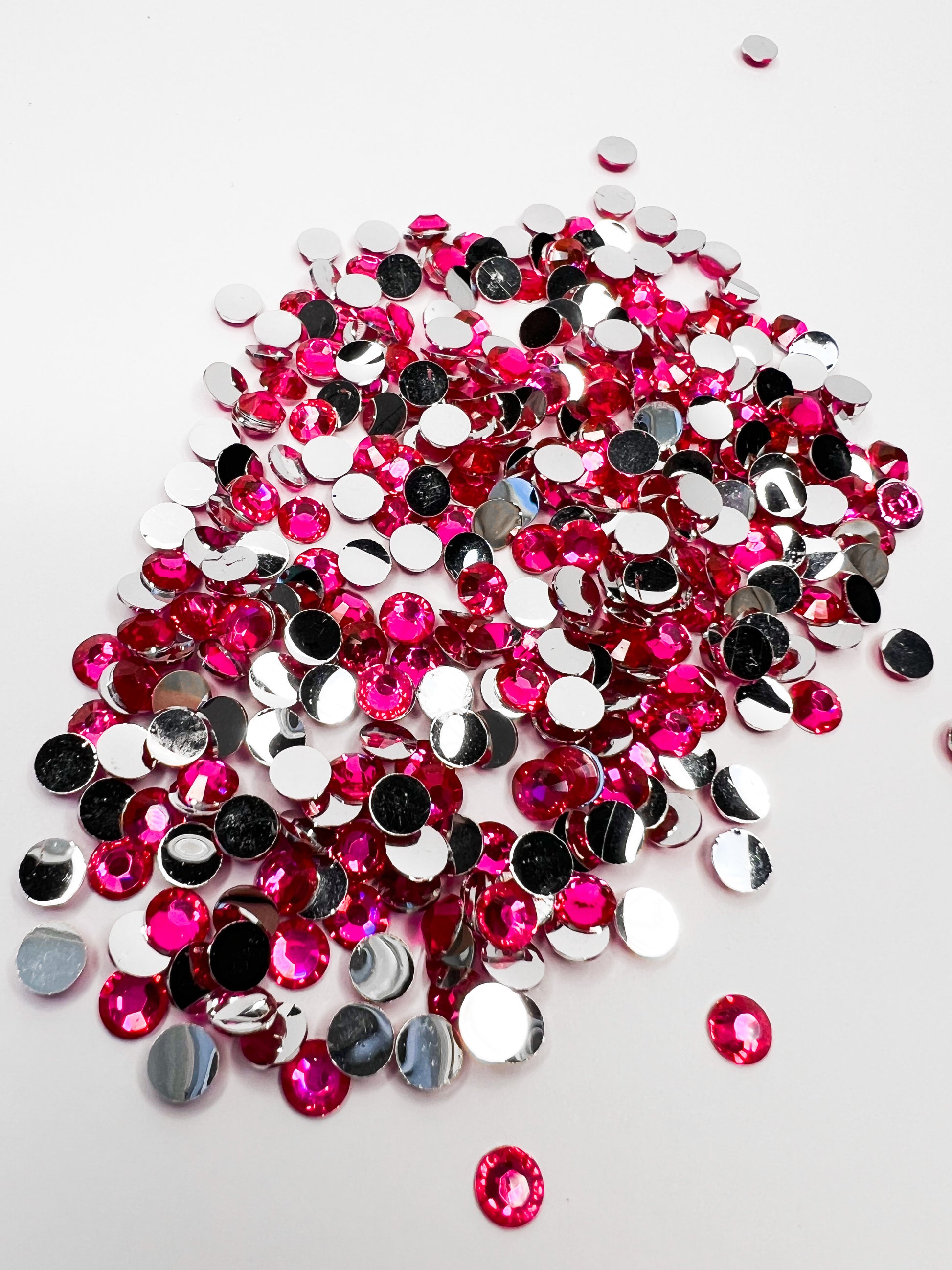 Hot Pink Resin Rhinestones – Gempire