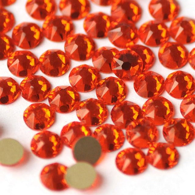 Hyacinth Orange Crystal Rhinestones – Gempire