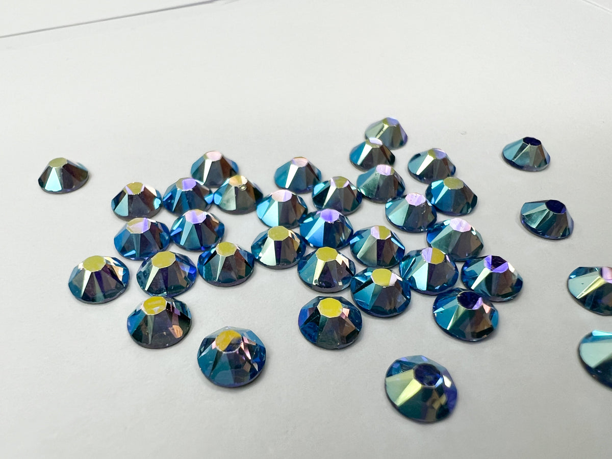 Azure Flicker Crystal Rhinestones – Gempire