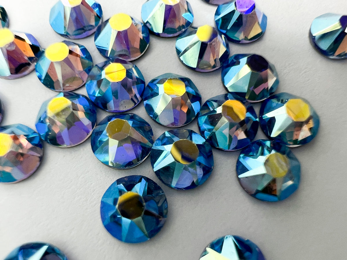 Azure Flicker Crystal Rhinestones – Gempire